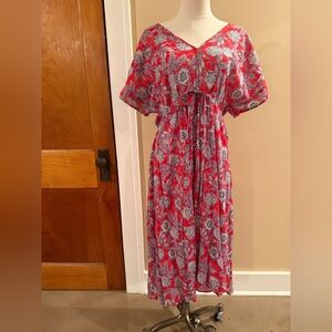 XiRENA Red, White and Navy Women's Dress